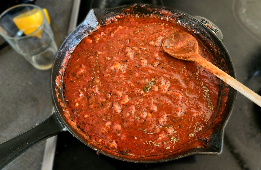 Tomatensoße mit Hackfleisch